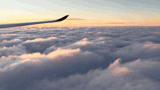Flying to London